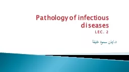 Pathology of infectious diseases