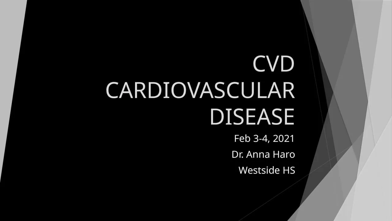 PPT-CVD CARDIOVASCULAR DISEASE