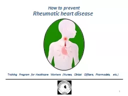 Rheumatic heart disease