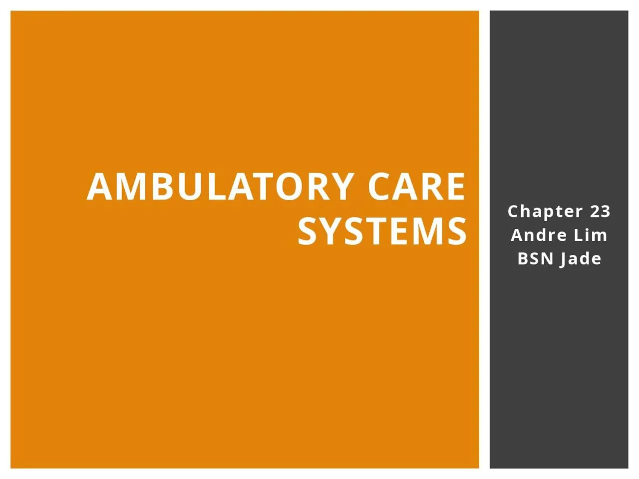 PPT-Chapter 23 Andre Lim BSN Jade