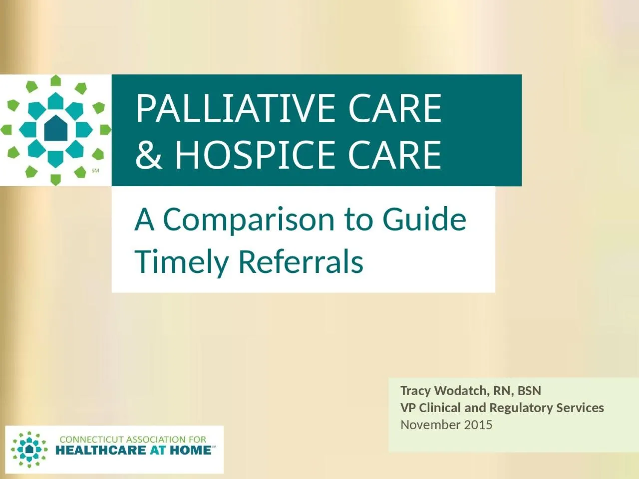 PPT-PALLIATIVE CARE & HOSPICE CARE