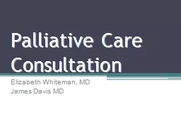 Palliative Care Consultation