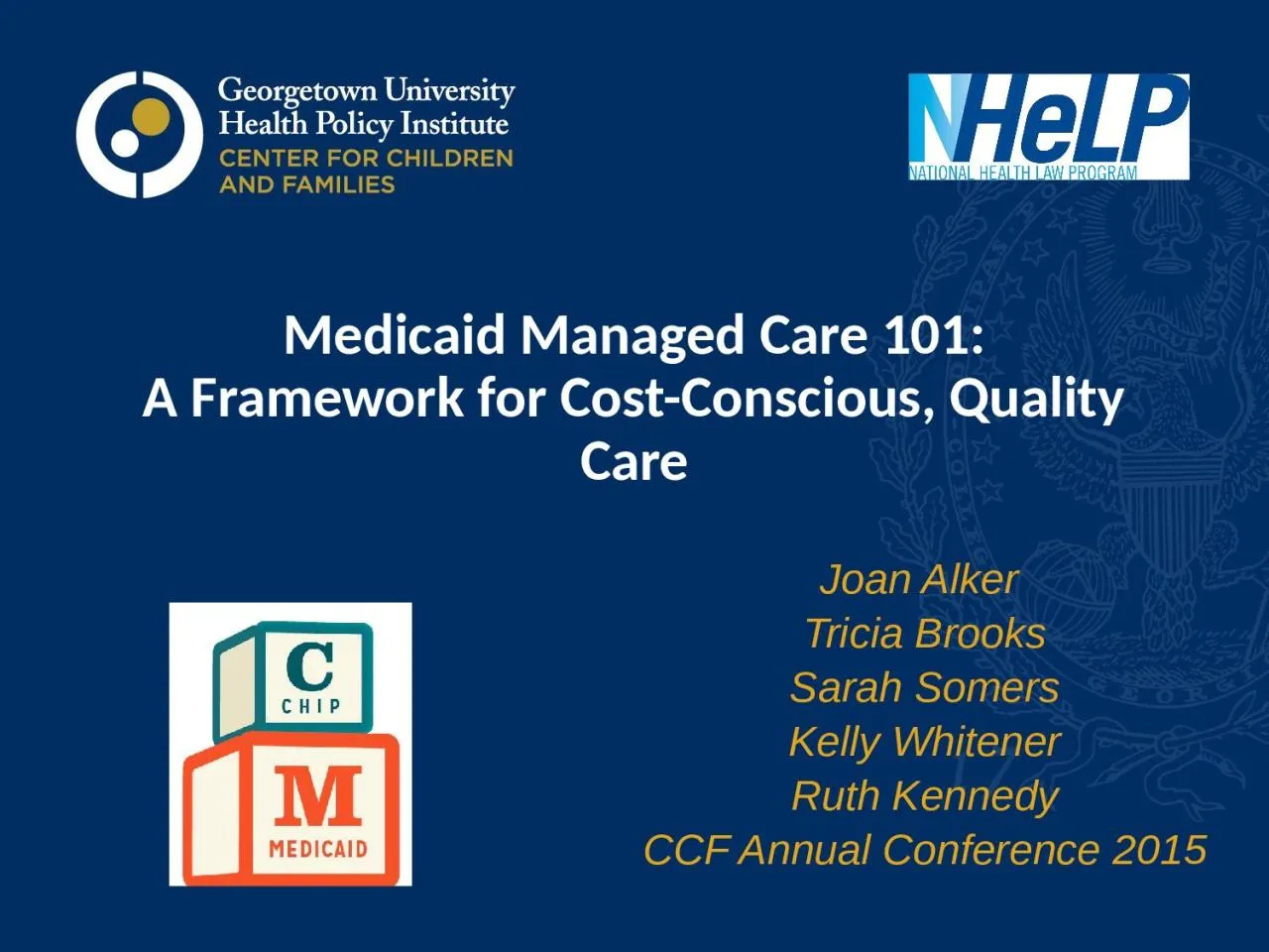 PPT-Medicaid Managed Care 101: