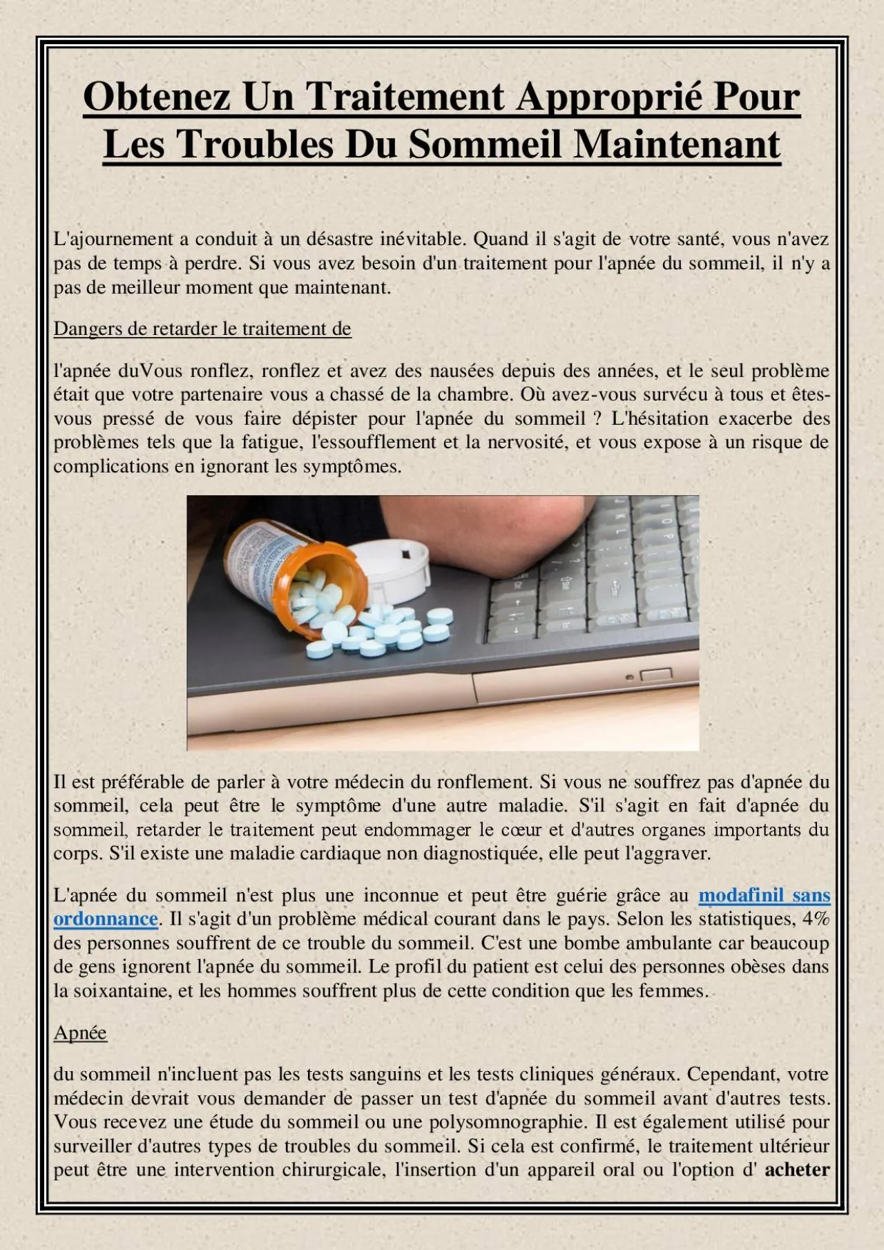 PDF-Obtenez Un Traitement Approprié Pour Les Troubles Du Sommeil Maintenant