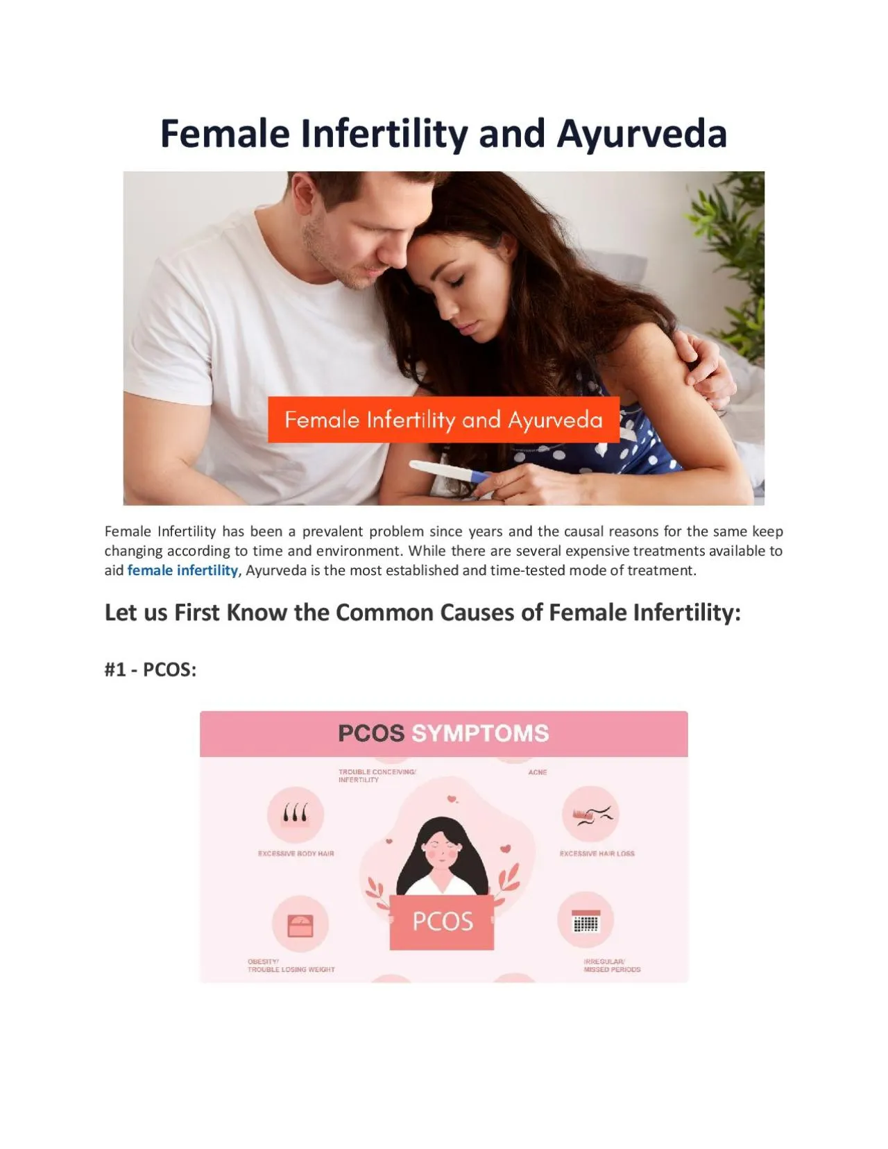 PDF-Female Infertility and Ayurveda - Wellness Mantra