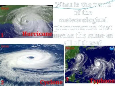Hurricane NASA Typhoon NOAA