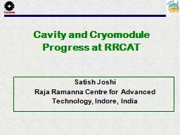 Cavity and  Cryomodule  Progress at RRCAT