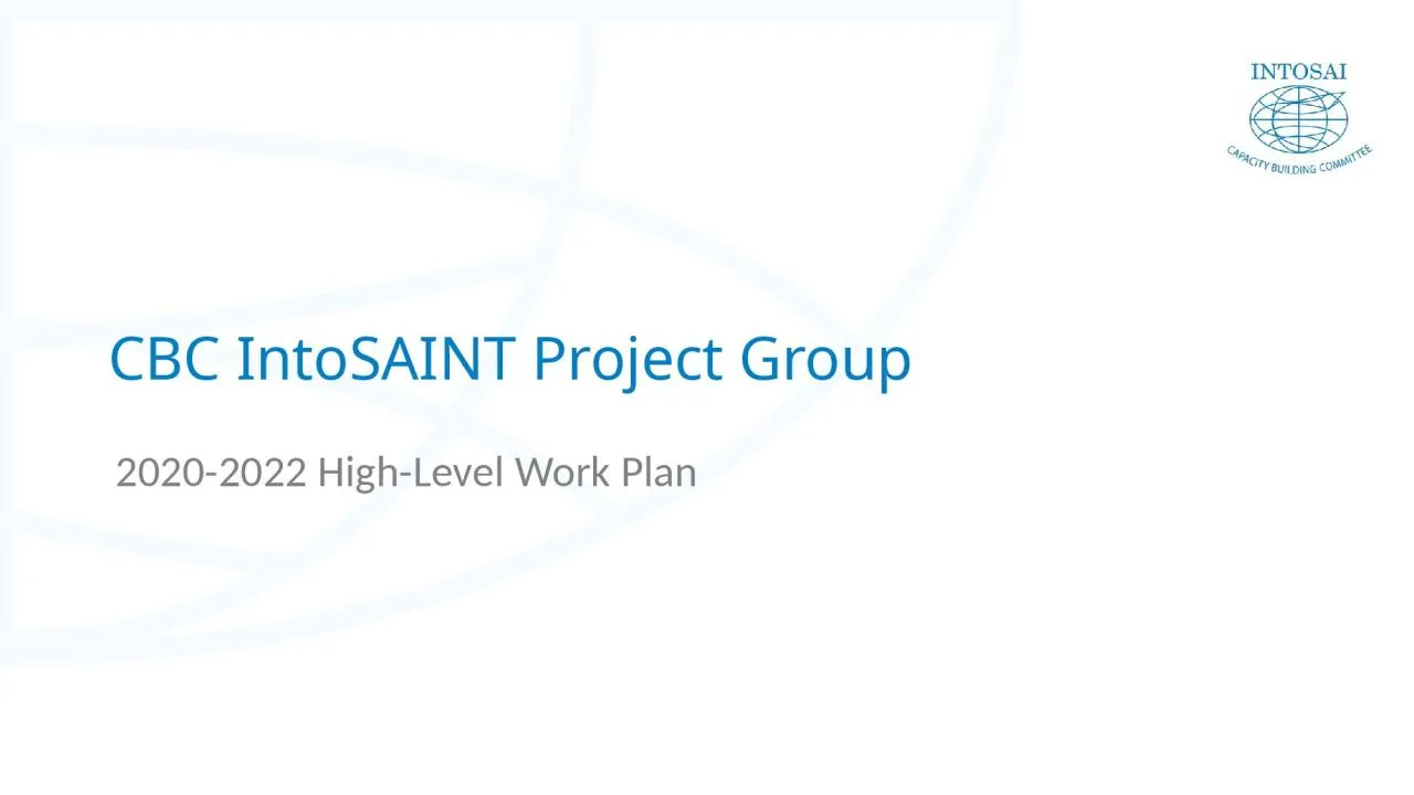 PPT-CBC IntoSAINT Project Group