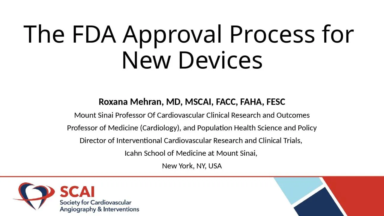 PPT-The FDA Approval Process for