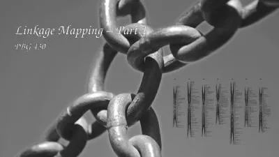 Linkage Mapping – Part 1