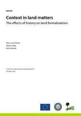 Context in land mattersThe eects of history on land formalisationsNan
