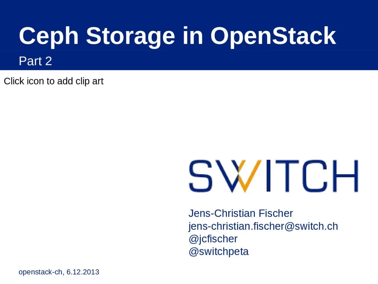 PPT-Ceph Storage in OpenStack