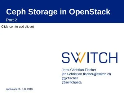 Ceph  Storage in  OpenStack