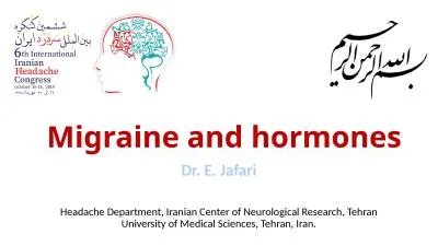 Migraine and hormones Dr. E.