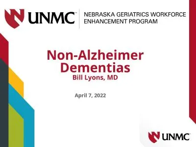 Non-Alzheimer Dementias