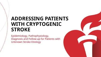 Addressing Patients with Cryptogenic Stroke