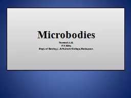 Microbodies Tamboli  A.Z.