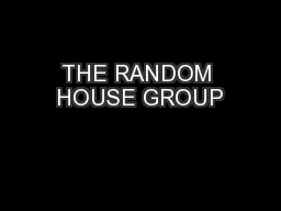 THE RANDOM HOUSE GROUP