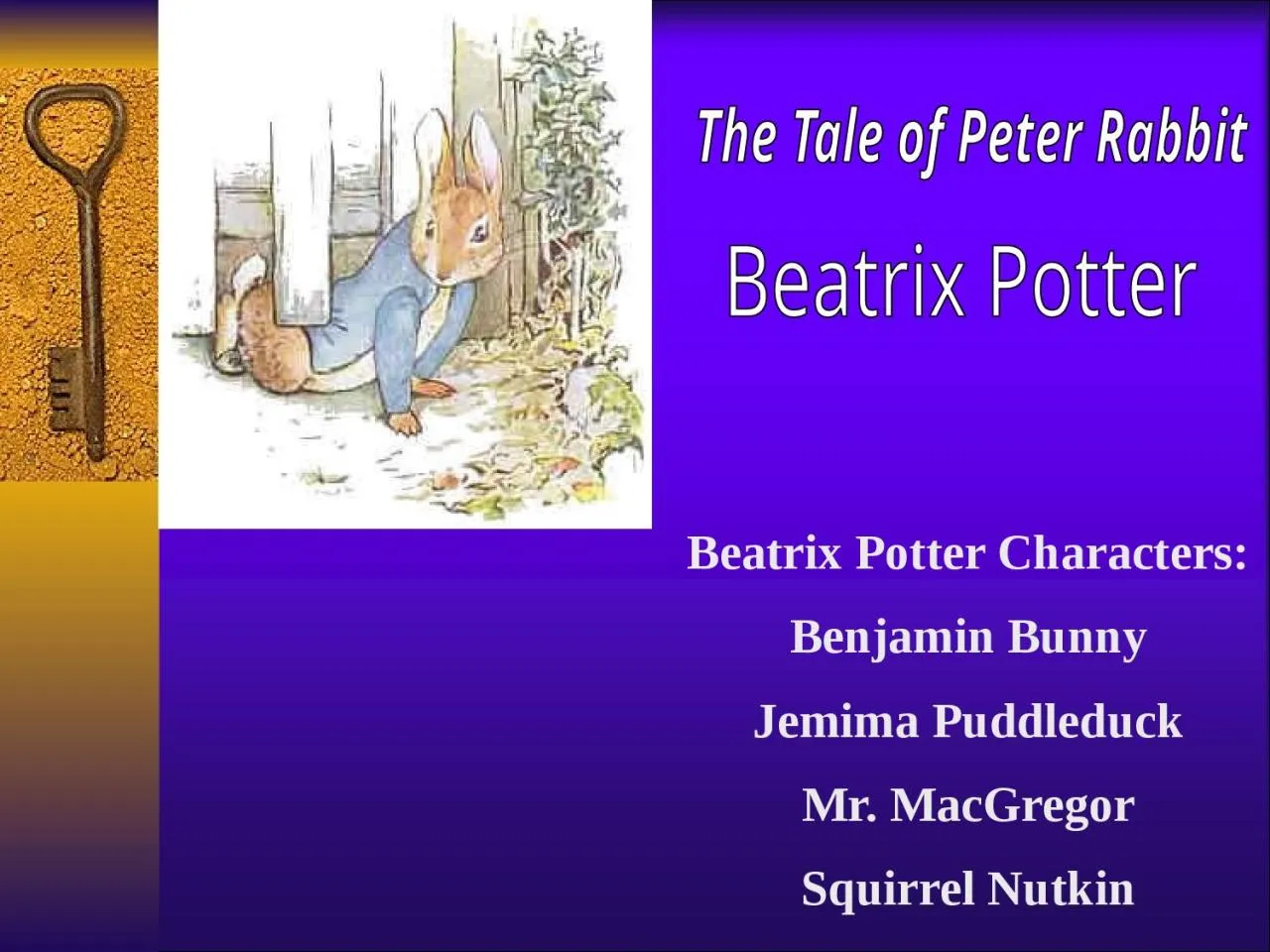 PPT-The Tale of Peter Rabbit