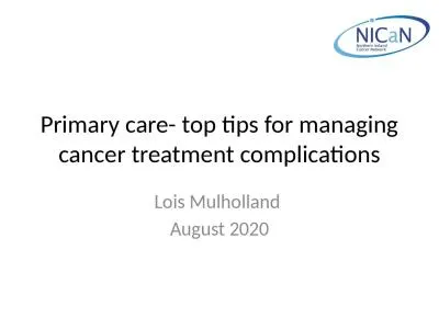 Primary care- top tips for