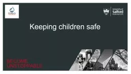 Keeping children safe What role can I play in helping tackle child abuse?