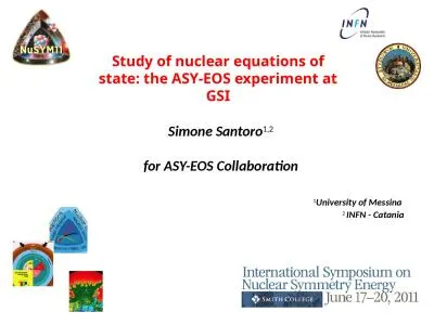 Study of nuclear equations of state: the ASY-EOS experiment at