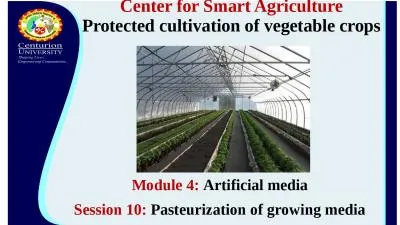 Center for Smart Agriculture