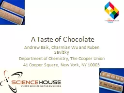 PPT-A Taste of Chocolate Andrew