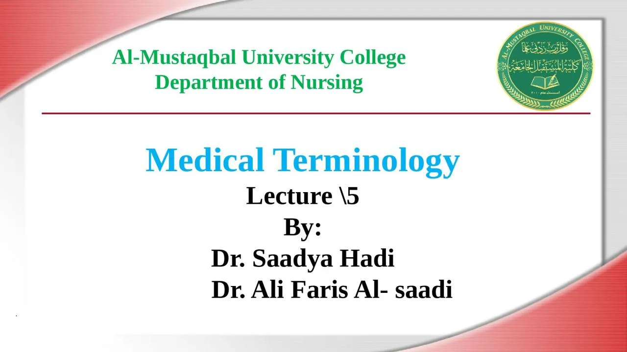 PPT-Al- Mustaqbal University College