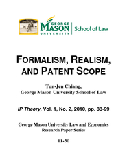 F R   Tun-Jen Chiang, George Mason University School of Law   IP Theor