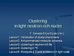 PPT-Clustering in light neutron-rich nuclei