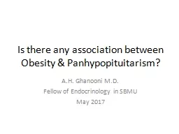 Is there any association between Obesity &