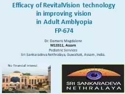 Efficacy of RevitalVision technology in improving vision