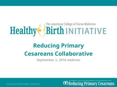 Reducing Primary Cesareans