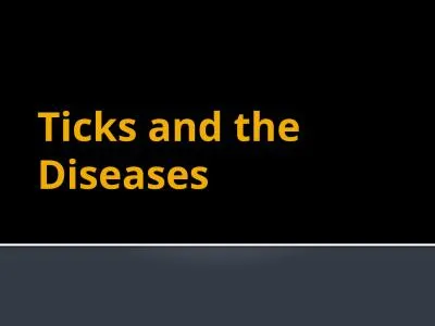 Ticks and the Diseases  Blacklegged tick