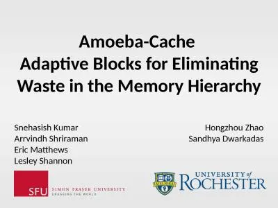 Amoeba-Cache  Adaptive  Blocks for
