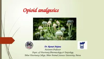 Opioid analgesics Dr