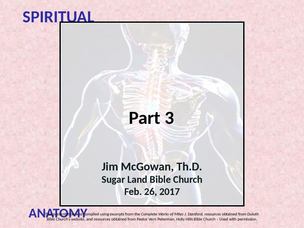 PPT-SPIRITUAL ANATOMY Part 3