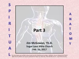 SPIRITUAL   ANATOMY Part 3