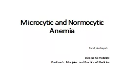 Microcytic and Normocytic