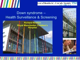 Down syndrome –  Health Surveillance & Screening