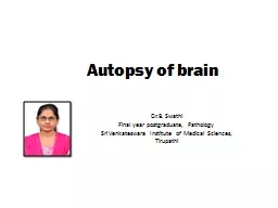 Autopsy of brain