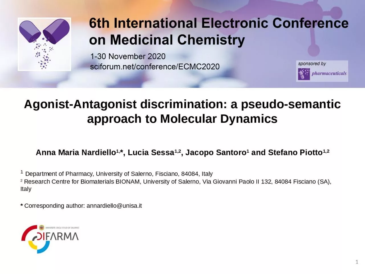 PPT-Agonist-Antagonist discrimination: a pseudo-semantic approach to Molecular Dynamics