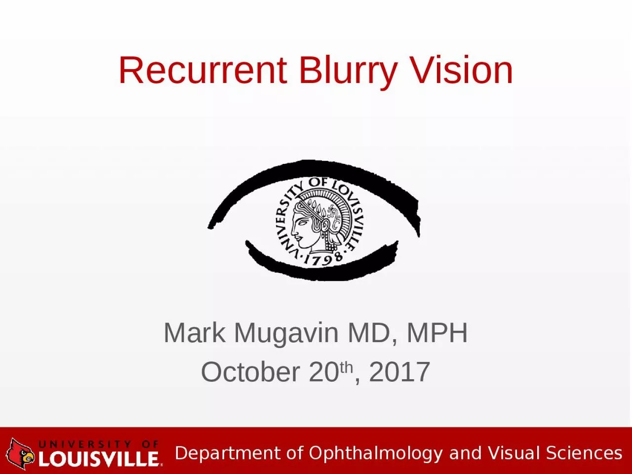 PPT-Mark Mugavin MD, MPH October 20