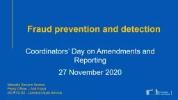 Fraud prevention and detection
