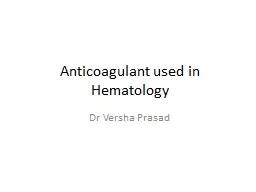 Anticoagulant used in Hematology