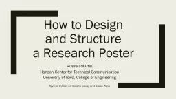 How to Design and Structure