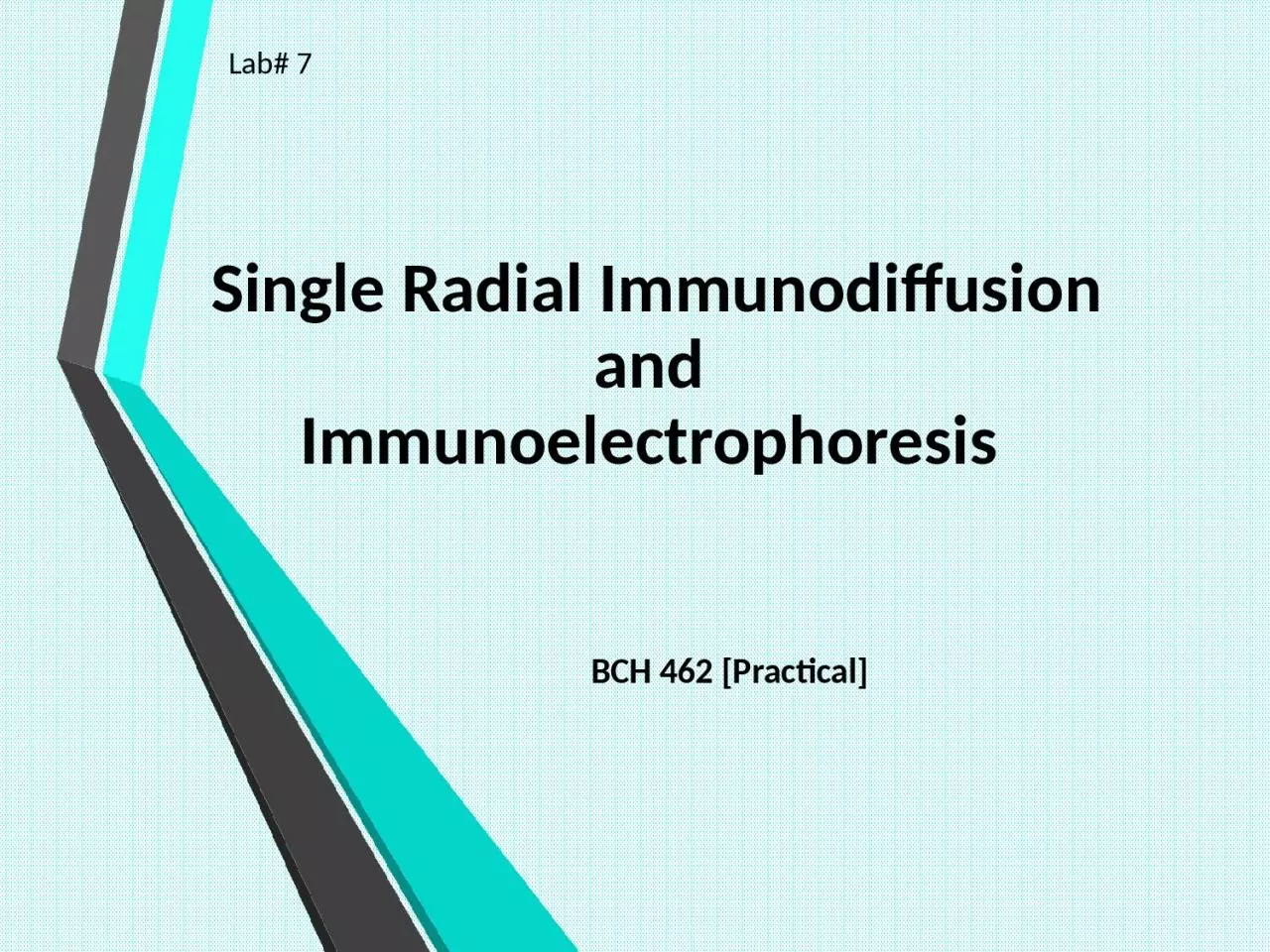 PPT-Single Radial Immunodiffusion