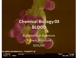 Chemical Biology 03 BLOOD