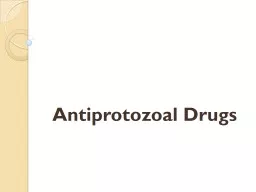 Antiprotozoal Drugs Introduction